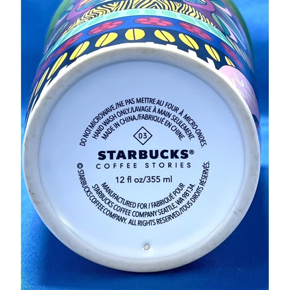 Starbucks Coffee Stories Jessie & Katey 12 oz Ceramic Travel  Tumbler W/ Lid